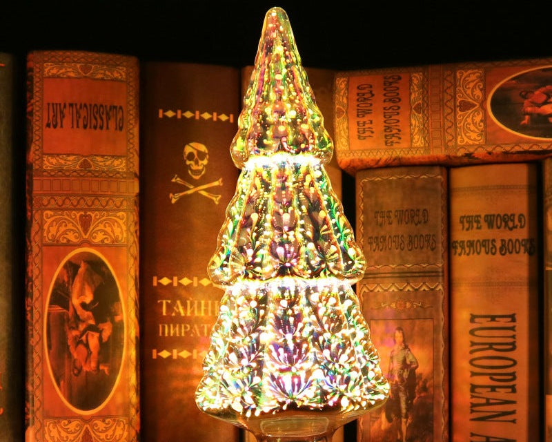 Christmas Fireworks Light Bulb – 3D LED Decorative Lamp for Festive Home Decoration