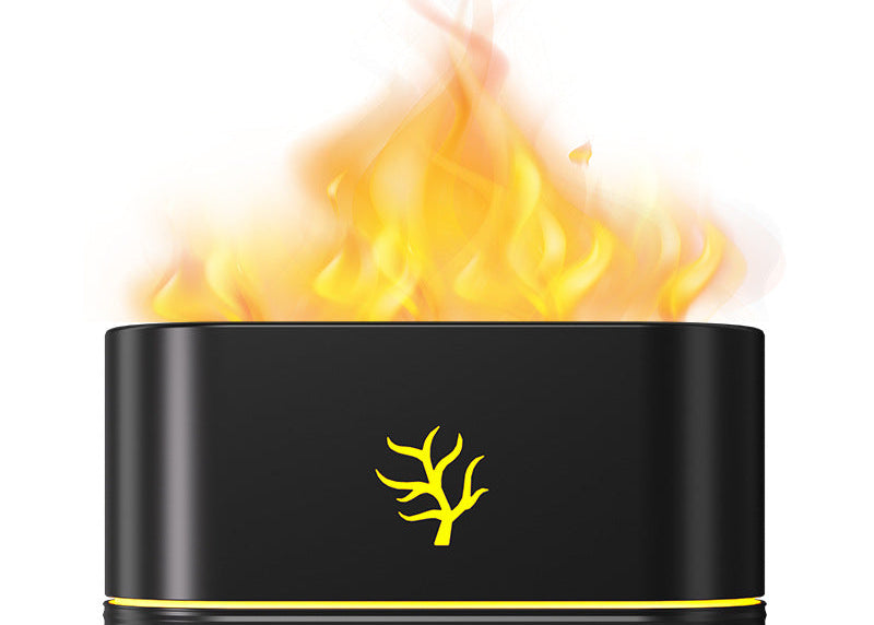 Flame Effect Essential Oil Diffuser – Ultrasonic Cool Mist Humidifier