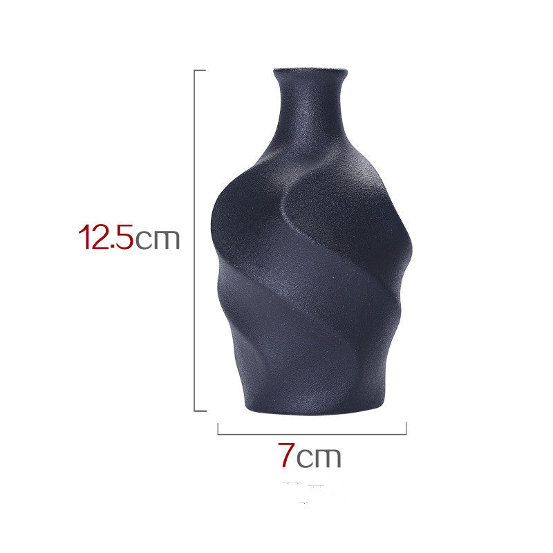 Modern Ceramic Vase for Dried Flowers – Minimalist Home Decor Living Room Table Vase