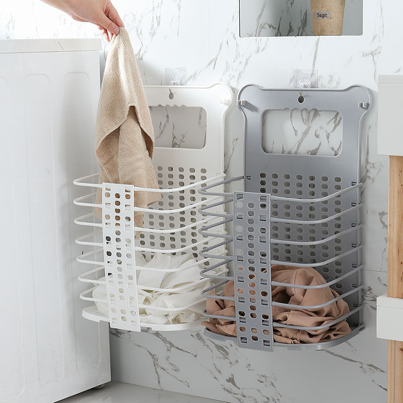 Foldable Laundry Basket with Handle – Clothes & Toy Storage Organizer