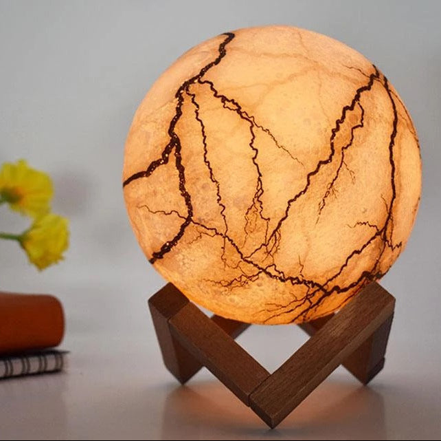 Moon Light LED Night Lamp 3D – Painted Lunar Ambient Light for Bedroom & Cozy Home Decor