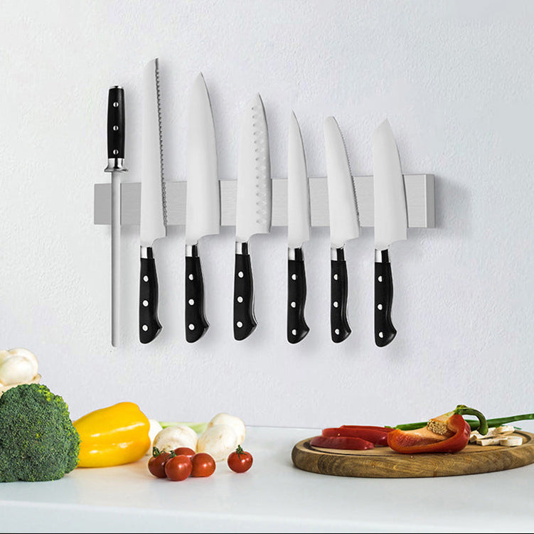 Wall-Mounted Kitchen Knife Rack – Space-Saving Knife Organizer