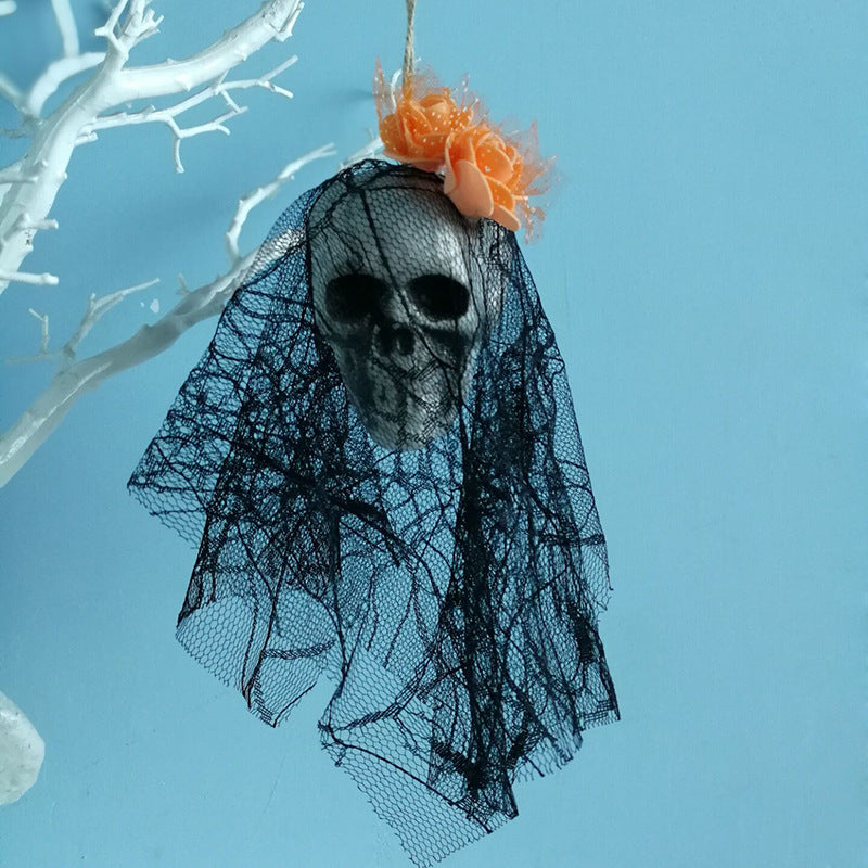 Halloween Skull Hanging Decor – Scary Horror Prop | Haunted House Party Decoration