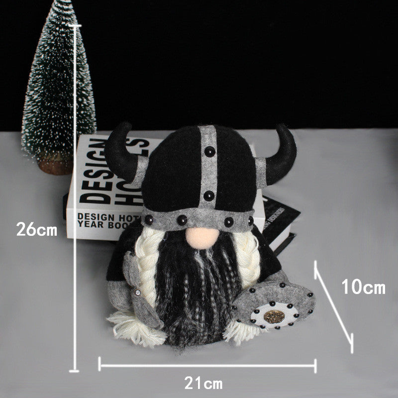 Christmas Plush Faceless Old Man Doll | Holiday Home Decor Ornament for Shelf & Table