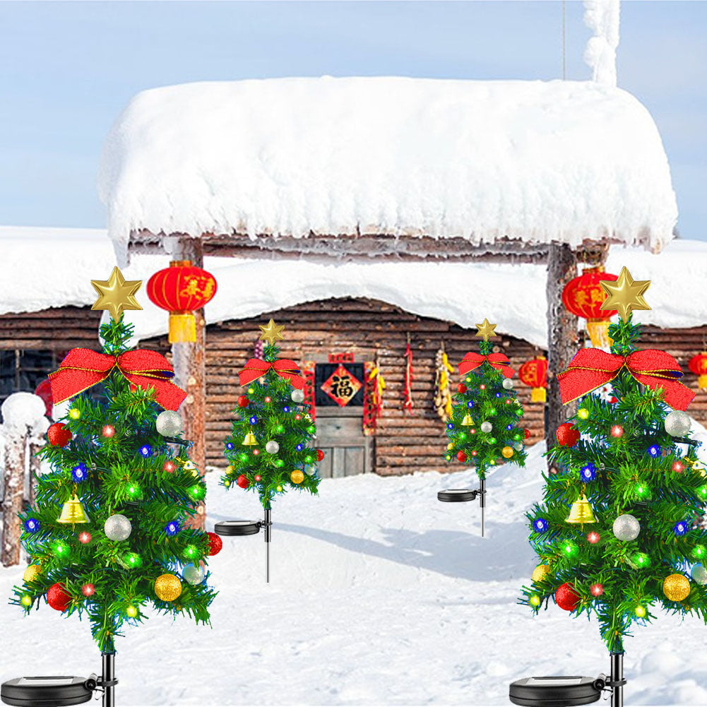 Solar Garden Christmas Tree Lights – Holiday Lighting