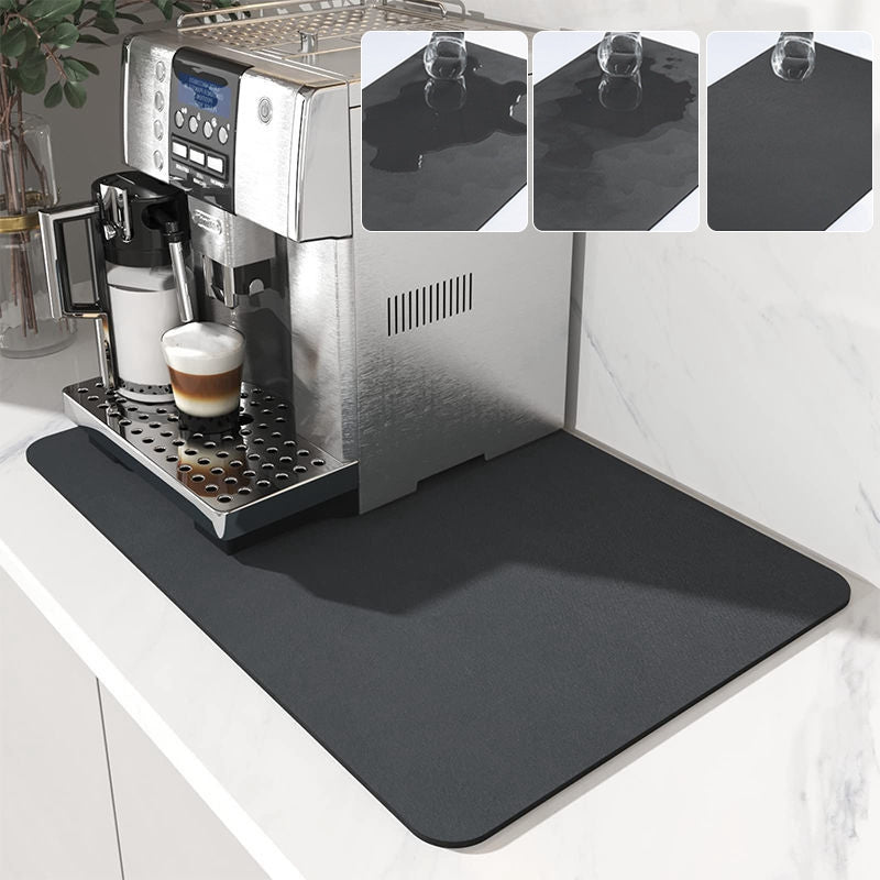 Rubber Dish Drying Mat – Kitchen Drainer Pad for Tableware