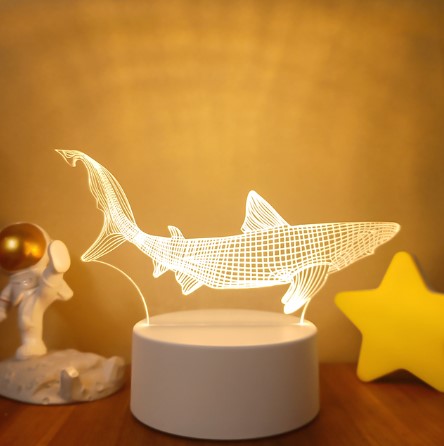 Color Changing 3D LED Lamp – Remote Night Light for Room Setup