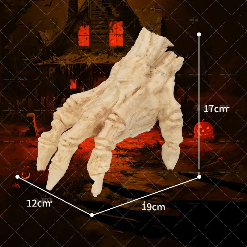 Haunted House Halloween Prop – Luminous Crawling Hand with Scary Sound