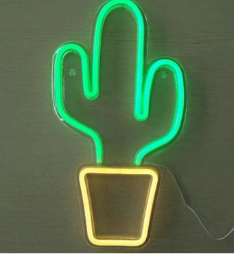 Aesthetic LED Neon Light Acrylic Back Panel – Room Decor Lamp for Bedroom & Gifts