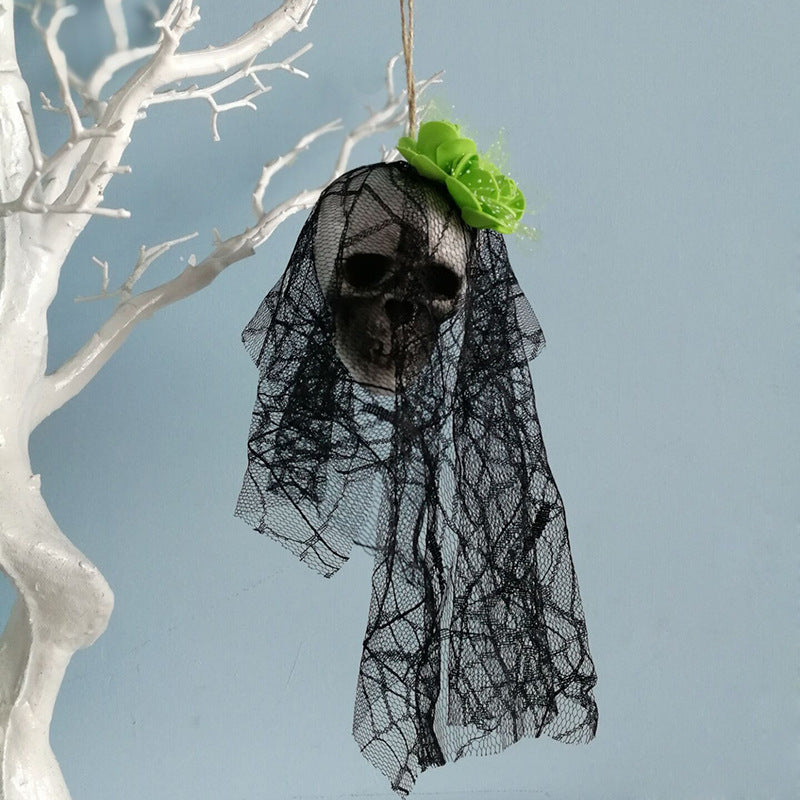Halloween Skull Hanging Decor – Scary Horror Prop | Haunted House Party Decoration