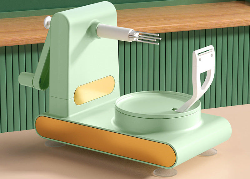 Compact Hand Crank Peeler – Multifunction Fruit Slicer & Corer