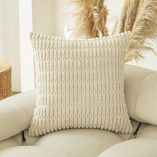 Throw Pillow Covers – Cozy Boho Stripes for Living Room, Couch & Bedroom