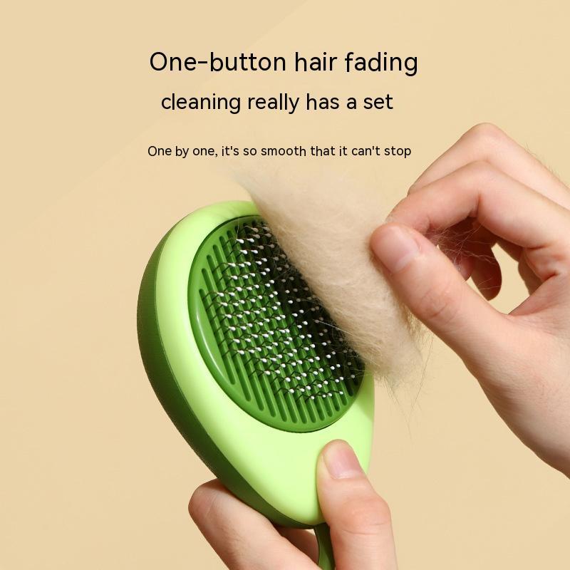 Avocado Shaped Cat Grooming Brush – Dog Hair Remover Pet Cleaning Tool