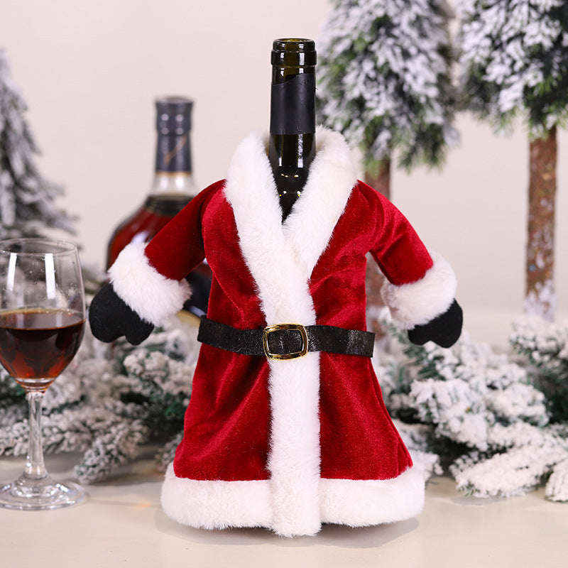 Christmas Wine Bottle Covers for Holiday Cheer