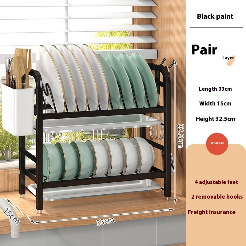 Kitchen Storage Shelf Rack – Organizer for Countertop, Pantry & Cabinet Space