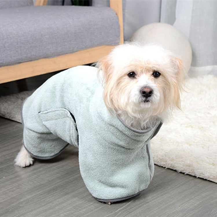 Fast Dry Pet Towel Bathrobe – Super Absorbent Microfiber Dog & Cat Grooming Dry Wrap