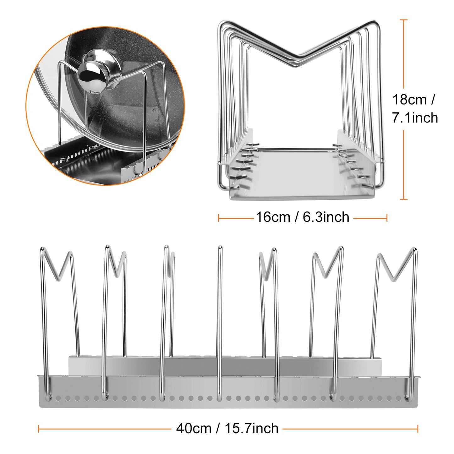 Compact Kitchen Storage Rack – Smart Counter Organizer for Small Space Living