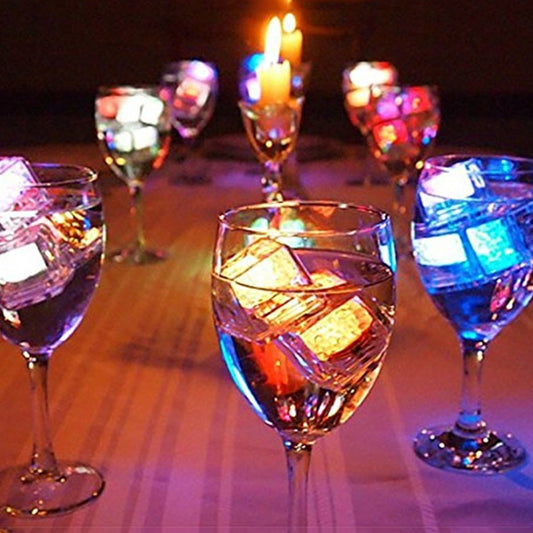 Colorful LED Ice Cube Light – Glow Party Drink Lights for Bar, Events & Home Decor