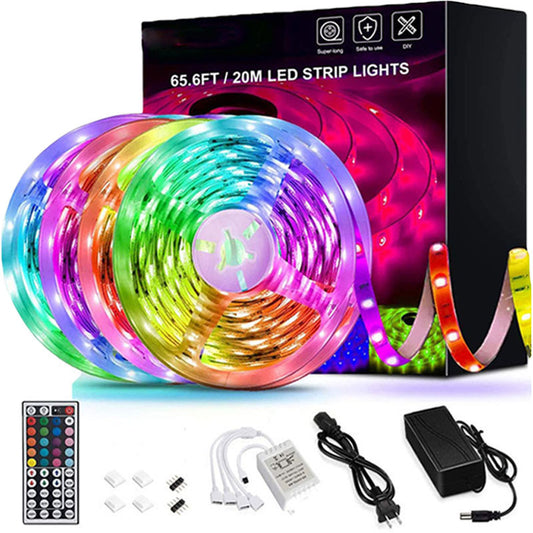 Flexible RGB LED Strip Lights 5M – Color Changing Lights for TV, PC & Room Decor
