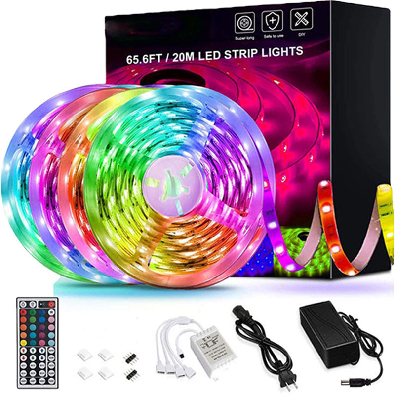 Flexible RGB LED Strip Lights 5M – Color Changing Lights for TV, PC & Room Decor
