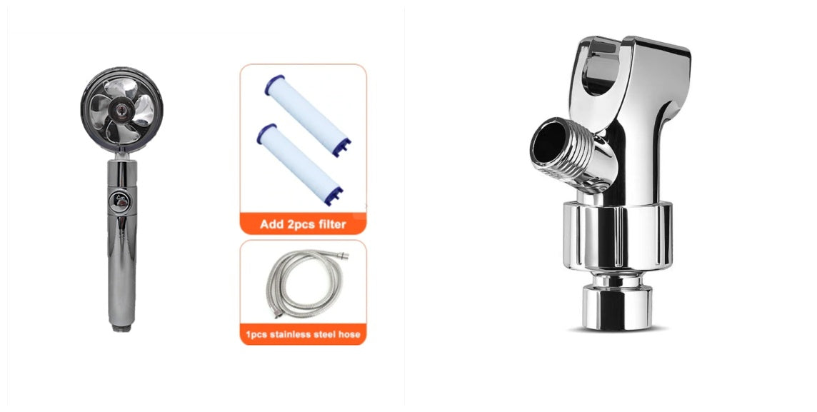 Luxury Rotating Shower Head – High Pressure, Water-Saving, Bathroom Upgrade