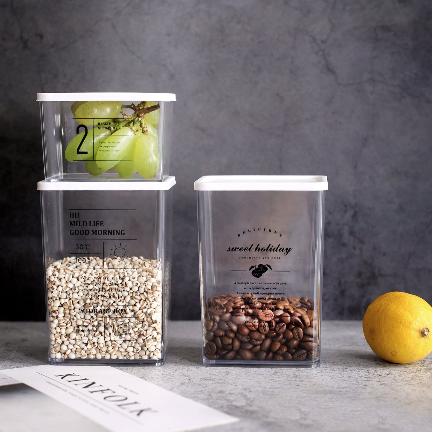 Kitchen Tea Storage Container – Creative Airtight Box for Loose Leaf & Bags