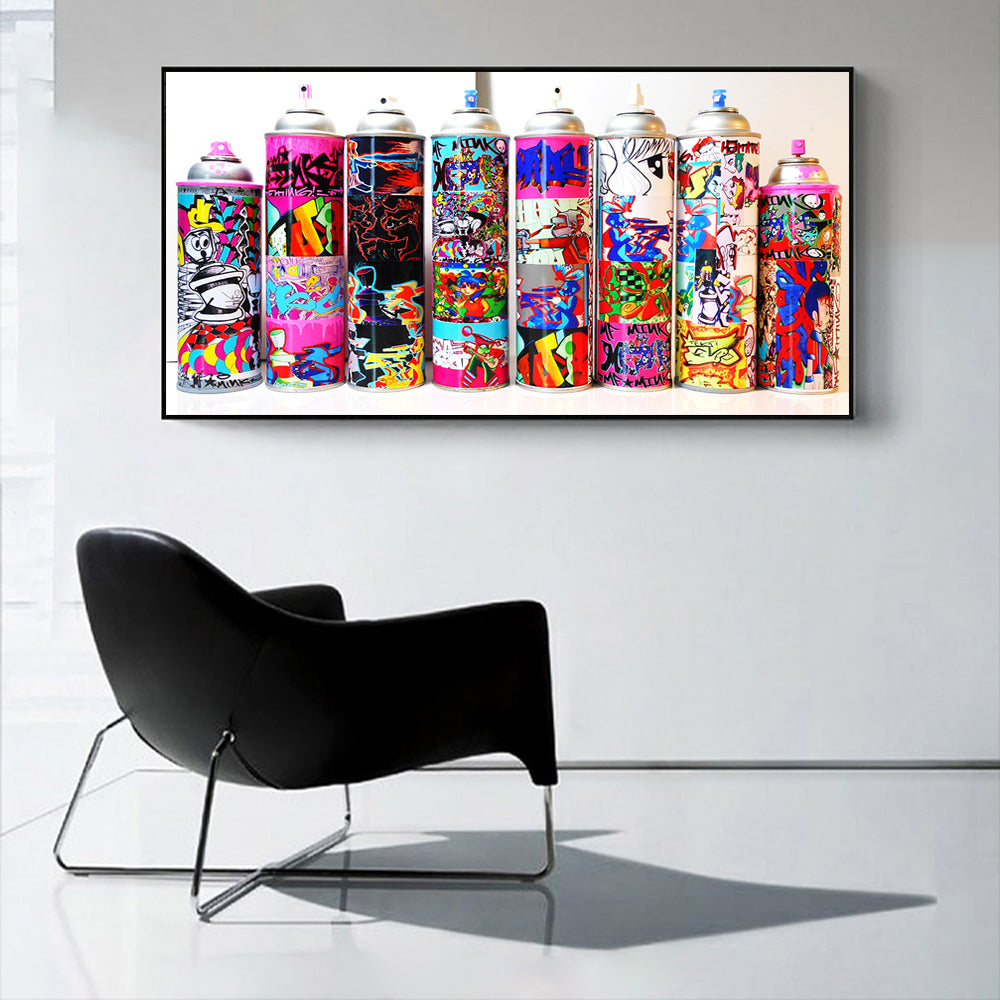 Modern Canvas Wall Art Posters – Street Art Print for Home Living Room Bedroom Decor