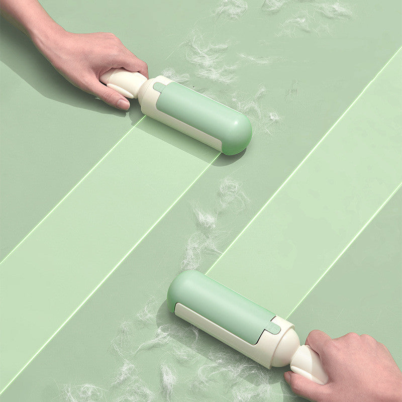 Portable Pet Lint Roller – Self Cleaning Hair Remover for Furniture & Clothing