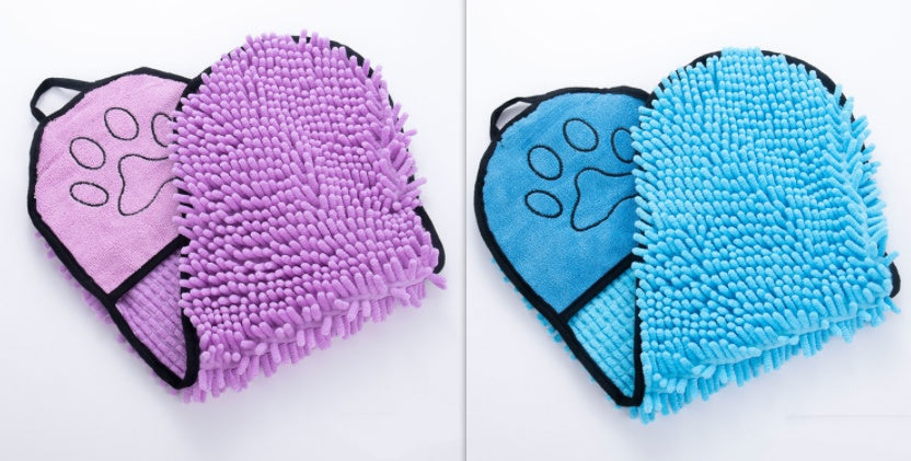 Quick-Dry Microfiber Dog Towel | Ultra Absorbent Pet Bathrobe for Dogs & Cats
