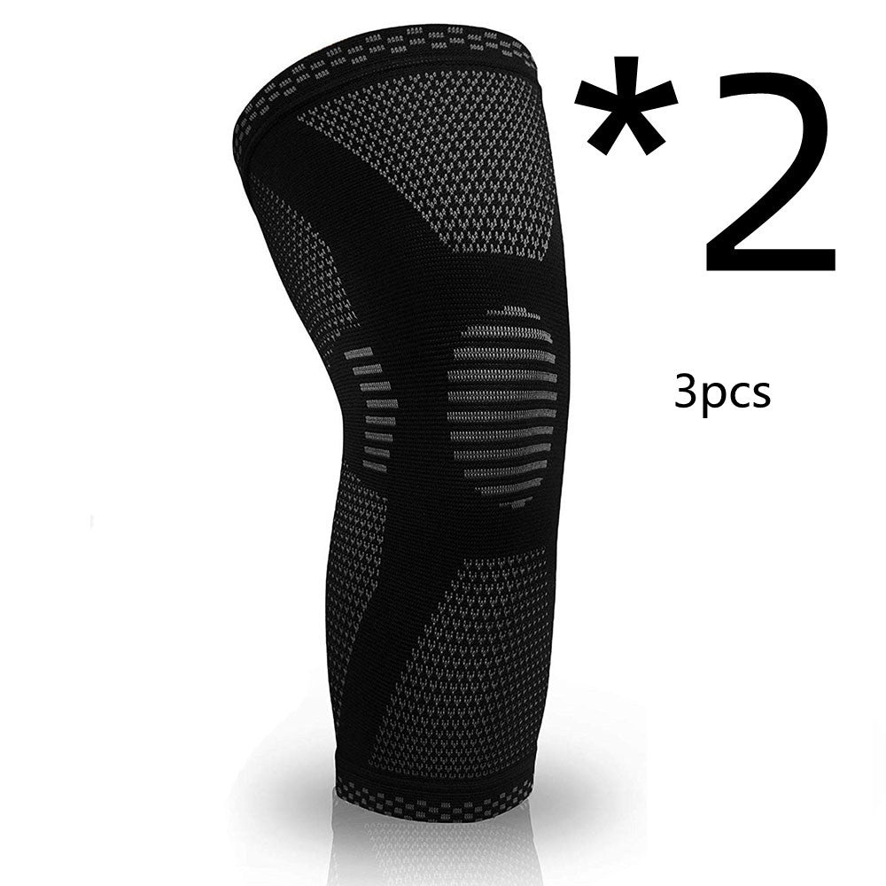 High Elastic Sports Knee Pads | Knitted Knee Support Brace for Running, Training & Active Sports