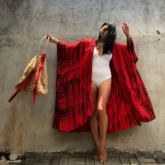 Summer Beach Kimono – Plus Size Sexy Bikini Cover-Up