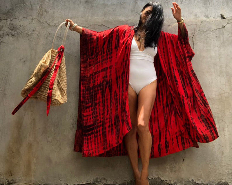 Summer Beach Kimono – Plus Size Sexy Bikini Cover-Up
