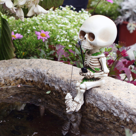 Halloween Mini Landscape Decor Outdoor Yard Aquarium Decoration – Spooky Garden Terrarium Micro Scene
