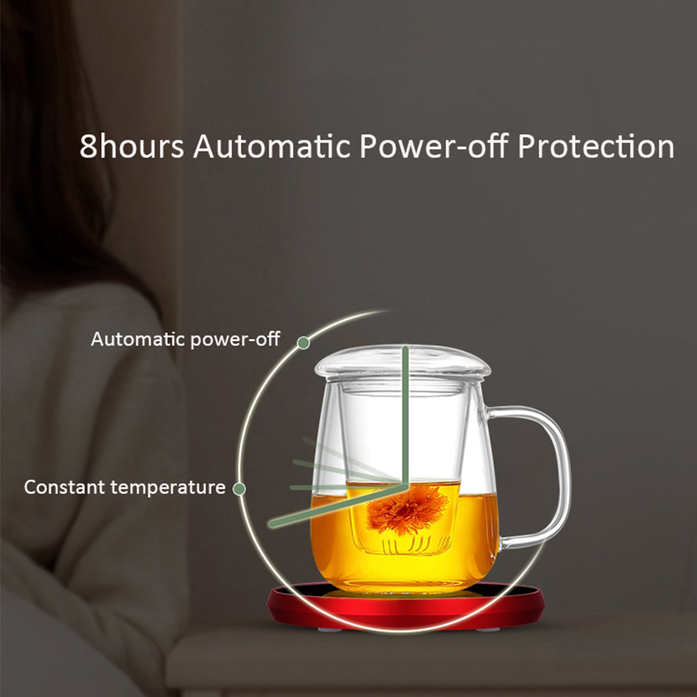 Desk Coffee Mug Warmer USB – Smart Electric Cup Heater for Hot Drinks All Day