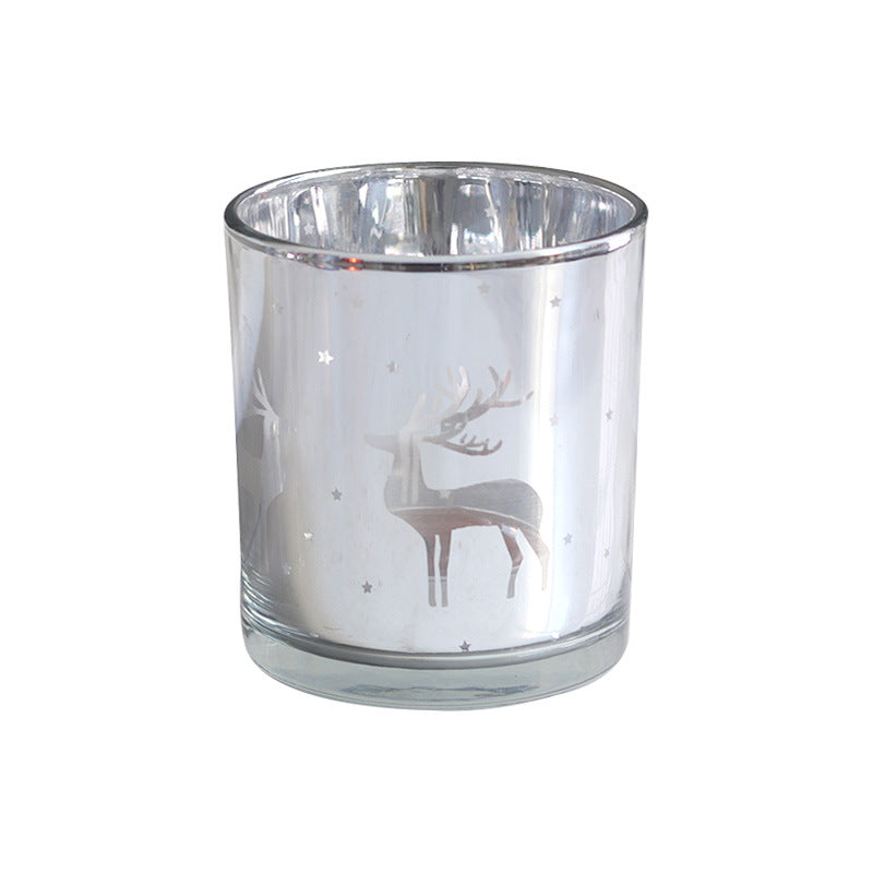 Custom Christmas Glass Ornament Cup – Candle Holder for Festive Home Decor & Gifts