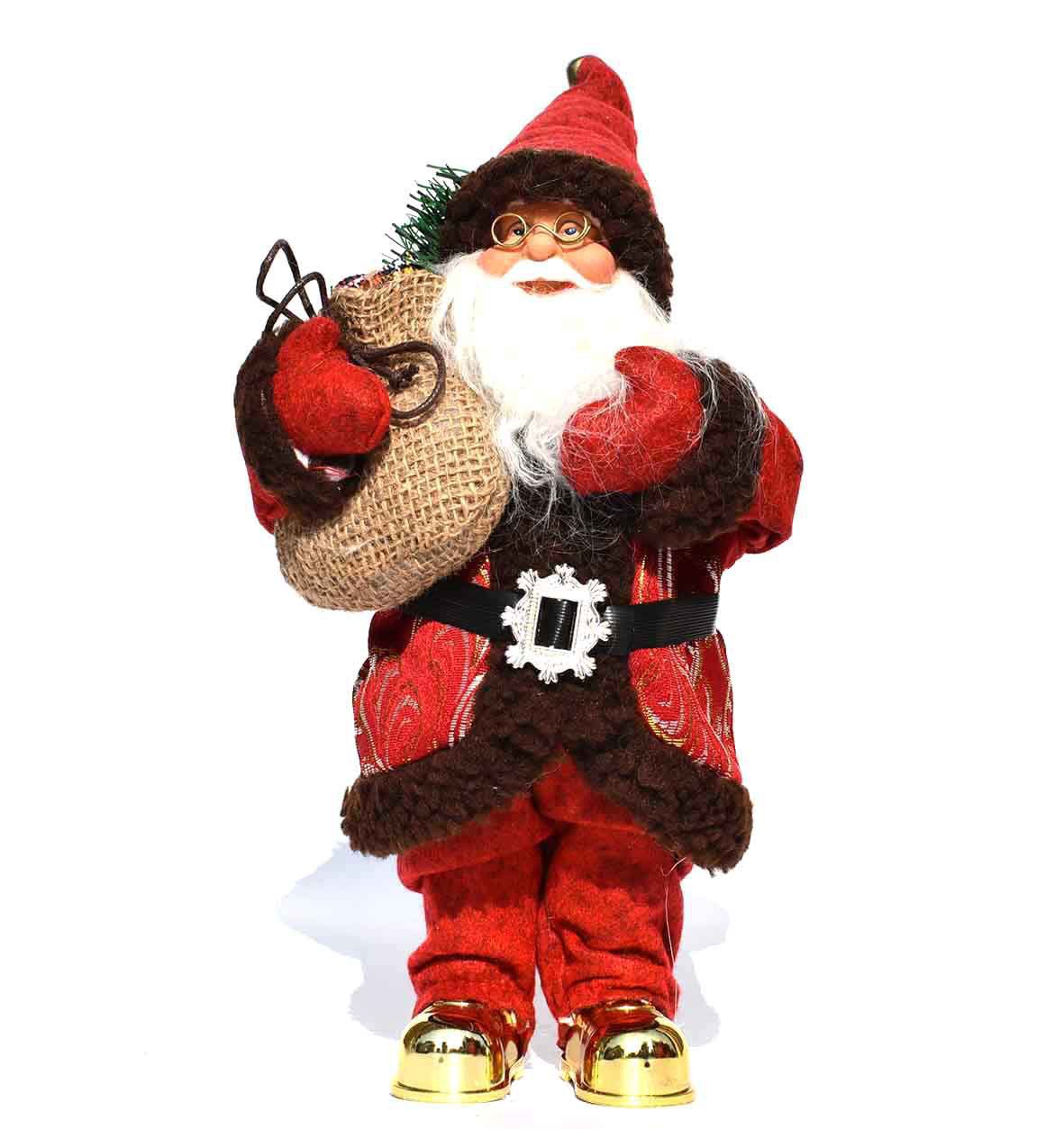 Christmas Doll Ornament – Navidad Noel Decor, Cute Holiday Figurine