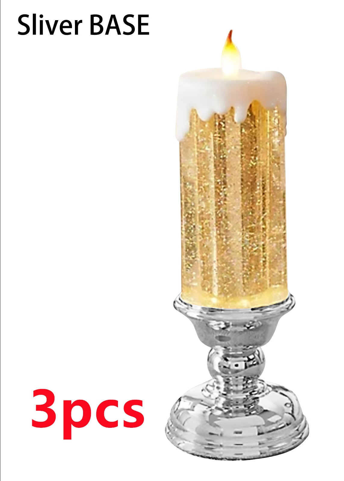 Mini LED Candle for Bedroom – Color Changing Waterproof Night Light & Home Decor