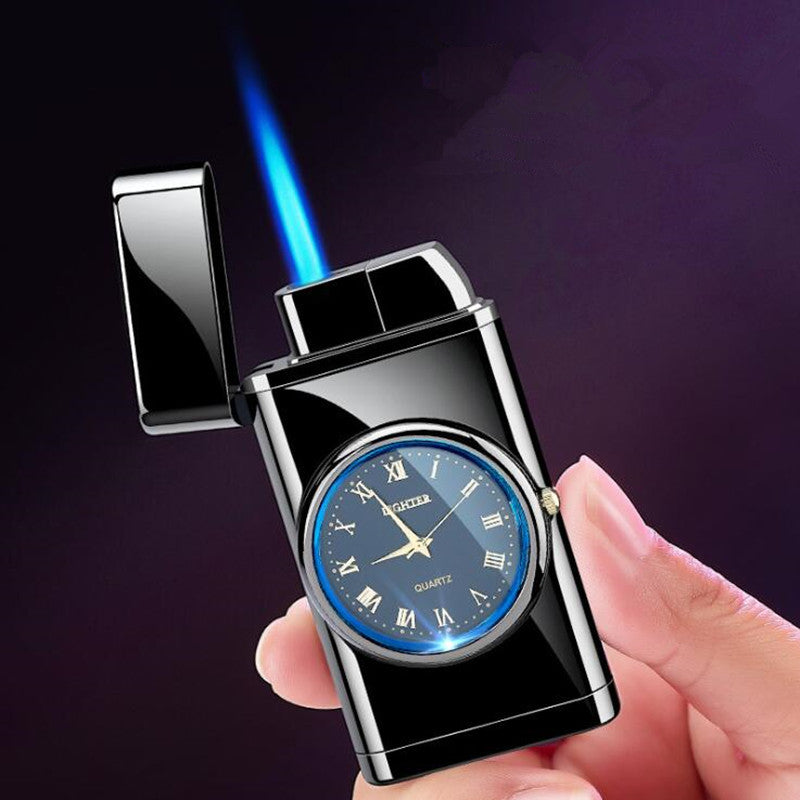 Creative Multifunction Watch Lighter for Men – Portable LED Flashing Cool Gift Idea