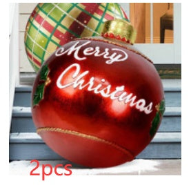 Large Christmas Decoration Balls for Festive Outdoor Displays