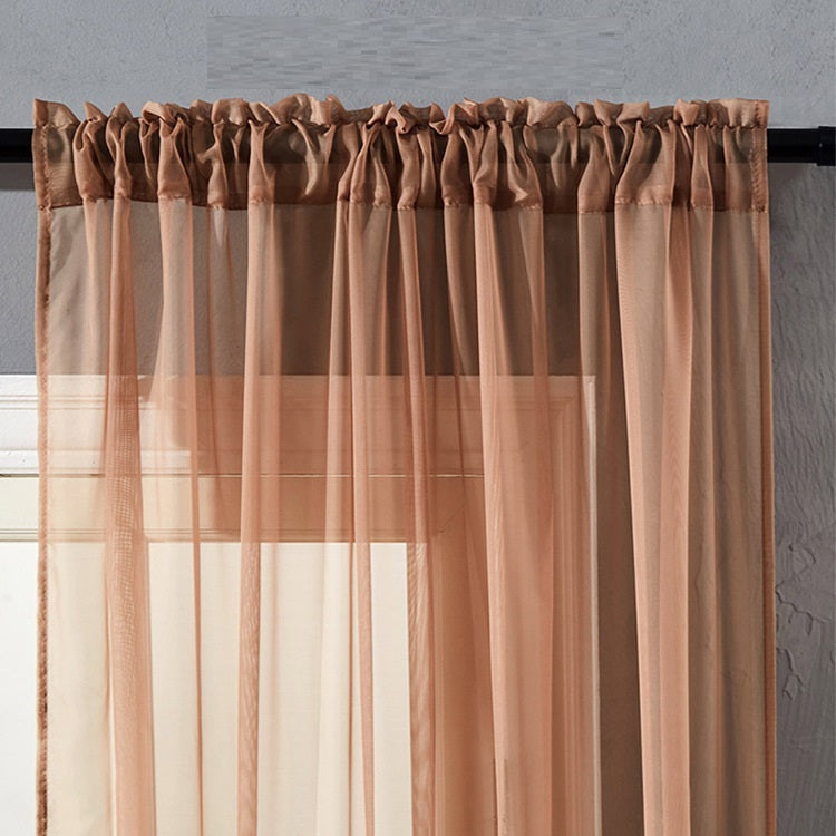 Cotton Linen Sheer Curtains – Modern Window Decor for Home