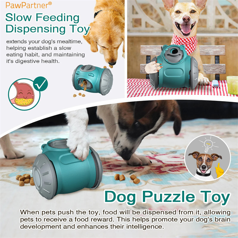 Interactive Pet Feeding Toy – Dog Tumbler Puzzle Slow Feeder for Mental Stimulation Training