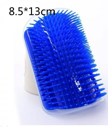 Cat Self Grooming Massager – Wall Brush for Hair Removal & Anxiety Relief
