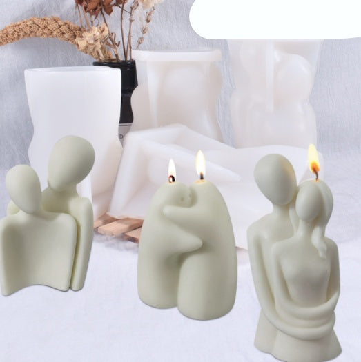 Scented Candle Silicone Mold – DIY Candle Holder Making Tool for Home Decor & Crafts