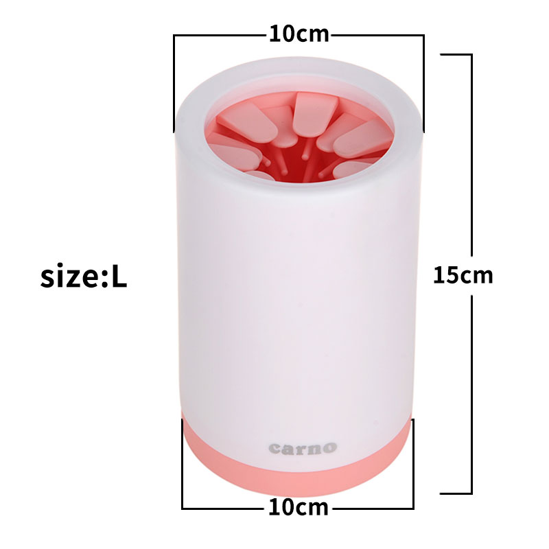 Portable Dog Paw Cleaner Cup – Soft Silicone Pet Paw Washer Mud Remover