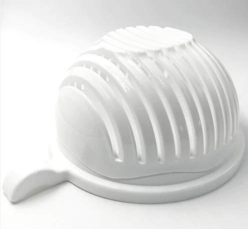 Healthy Living Salad Cutter Fruit & Vegetable Chopper – Quick Prep Kitchen Tool