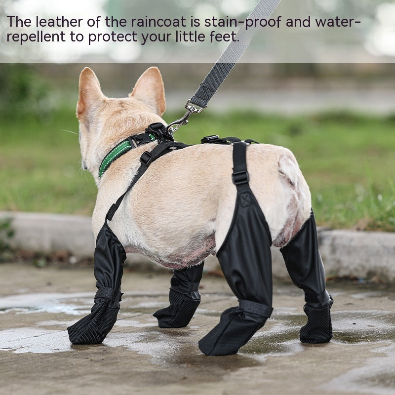 Dog Paw Protector Shoes – Waterproof Adjustable Dog Boots for Outdoor Adventure Walking