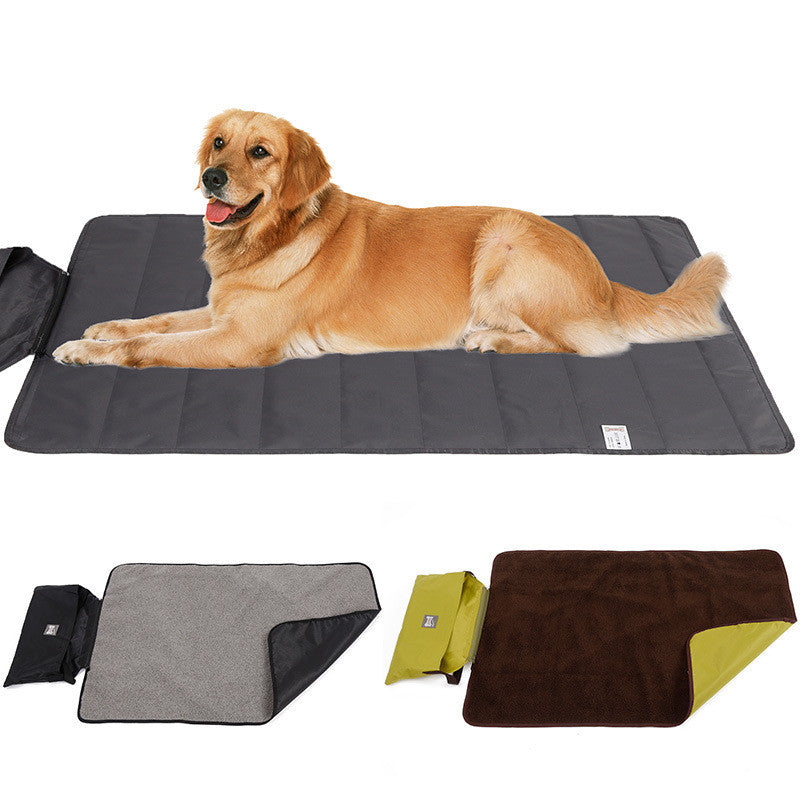 Portable Dog & Cat Blanket – Waterproof Pet Mat for Travel, Camping & Furniture Protection