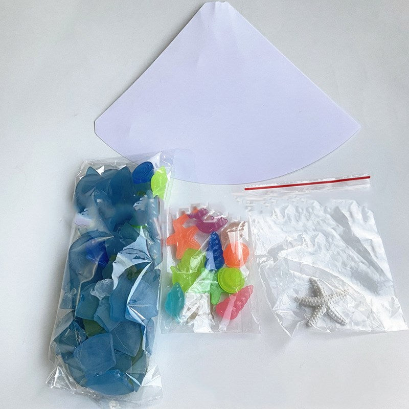 Modern Blue Glass Christmas Tree DIY Decoration Creative Holiday Home Festive Ornament