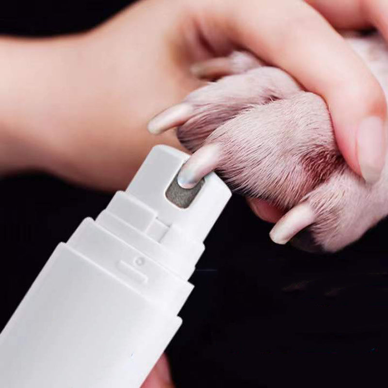 Smart Pet Nail Grinder – Electric Dog & Cat Nail Trimmer with LED Light for Easy Grooming