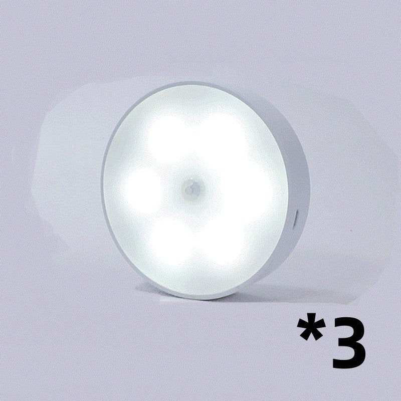 Wireless USB Motion Sensor Light – Rechargeable LED Puck Light